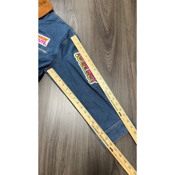 Dunkin’ Donuts Denim 90’s Jacket Unisex Sz Large SOLD OUT - SUPERBOWL PROMO - Picture 12 of 12